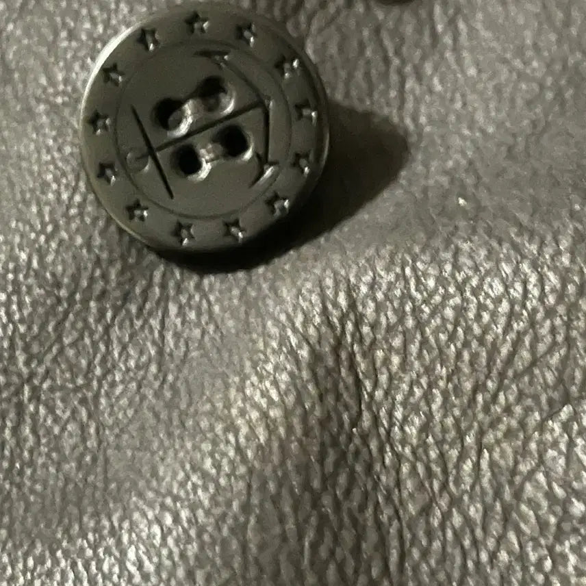 [BUNJANG] RRL Buffalo Leather Pea Coat / rrl 버팔로 가죽 피코트