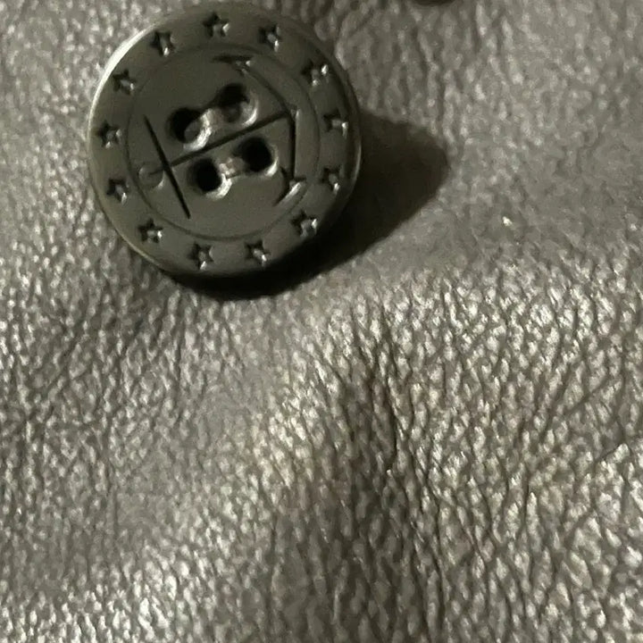 [BUNJANG] RRL Buffalo Leather Pea Coat / rrl 버팔로 가죽 피코트