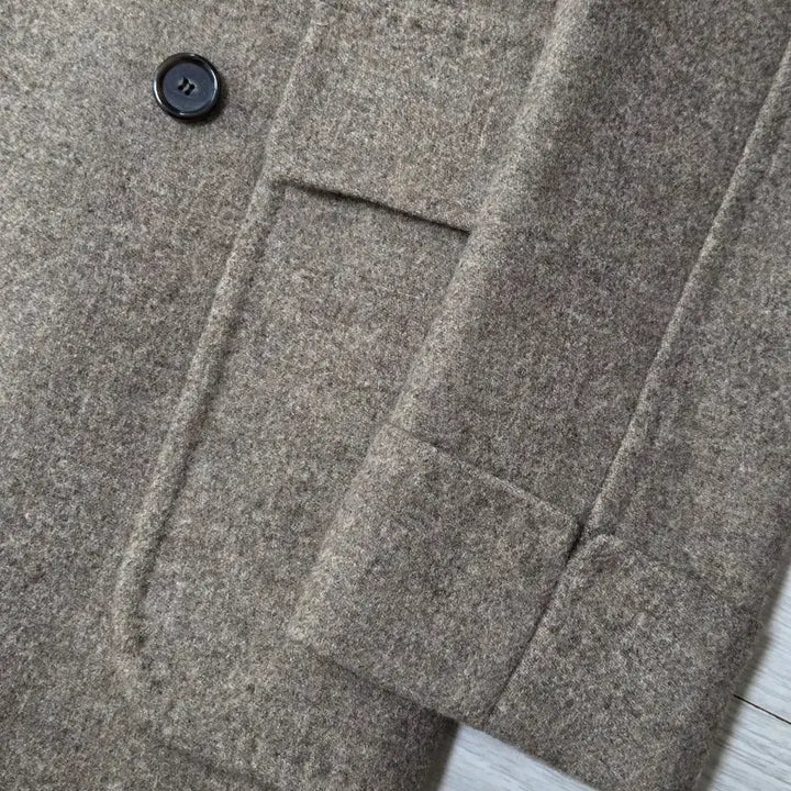 [BUNJANG] Man On The Boon Brown Double Coat (Size 48) / 맨온더분 브라운 더블코트 48