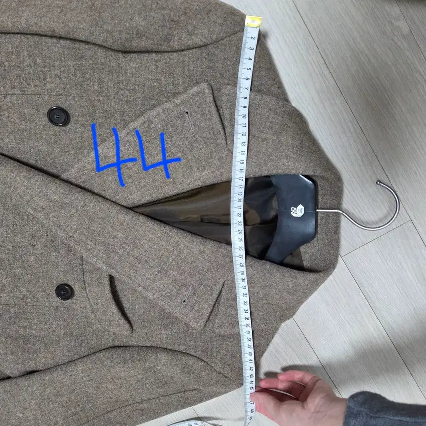 [BUNJANG] Man On The Boon Brown Double Coat (Size 48) / 맨온더분 브라운 더블코트 48