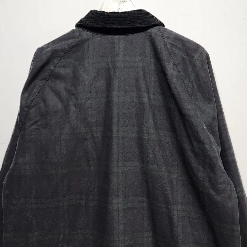 [BUNJANG] Lee Black Watch Check Wax Jacket Jumper / 리 LEE 블랙 워치 체크 왁스 재킷 점퍼 L