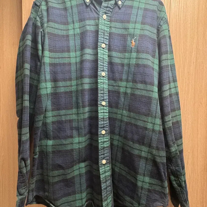 [BUNJANG] Shirt M Size / 폴로 체크패턴 셔츠 M Size