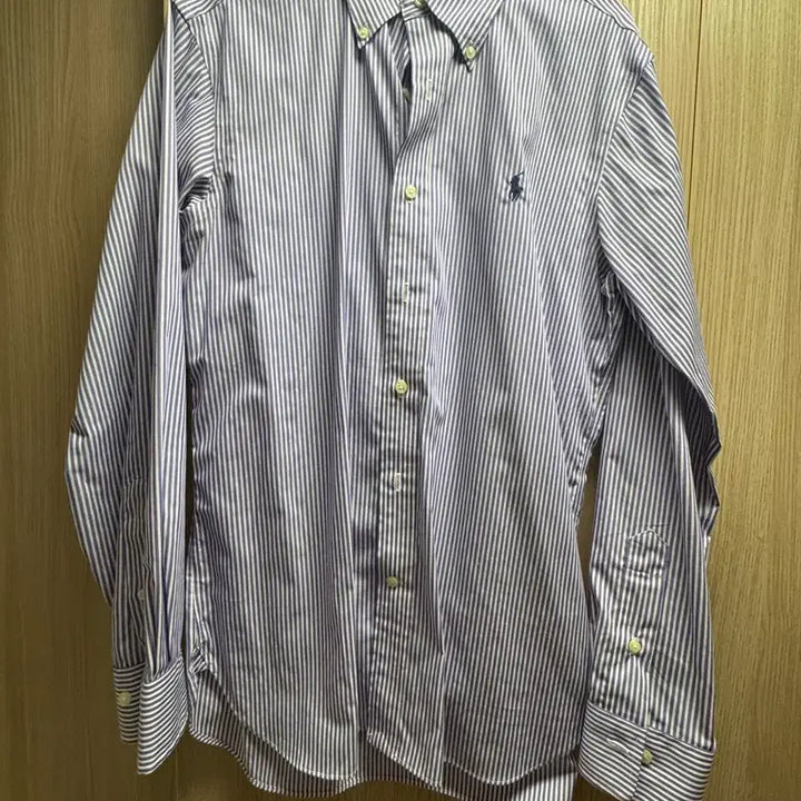 [BUNJANG] Shirt (M Size) / 폴로 스트라이프 셔츠 M Size