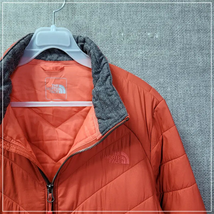 [BUNJANG] The North Face Orange Padded Jacket (Women's) / 5e. 노스페이스 다홍오렌지 패딩자켓 여성95L
