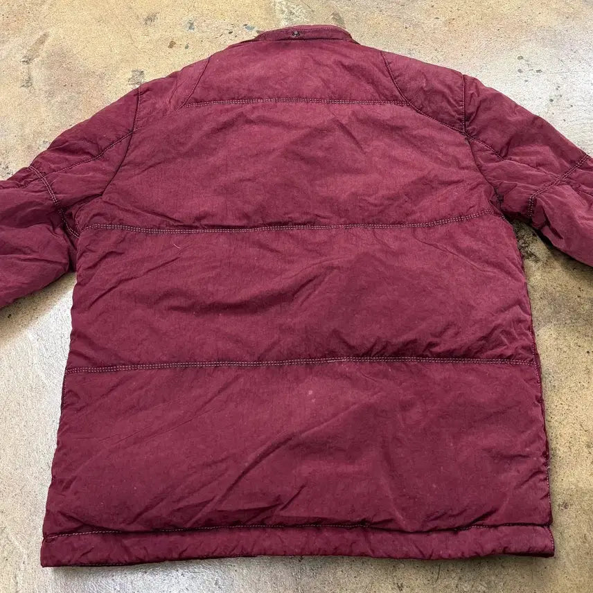 [BUNJANG] C.P. Company Burgundy Padded Jacket / [정품/95] C.P. 컴퍼니 버건디 패딩 자켓