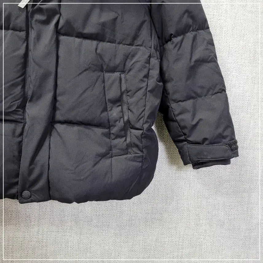 [SOLD OUT] 17. 디스커버리 블랙 구스다운 해비자켓 키즈130