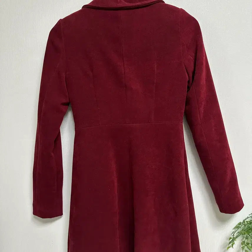 [BUNJANG] Wine Red Double Button Jacket / 와인색 더블 버튼 자켓