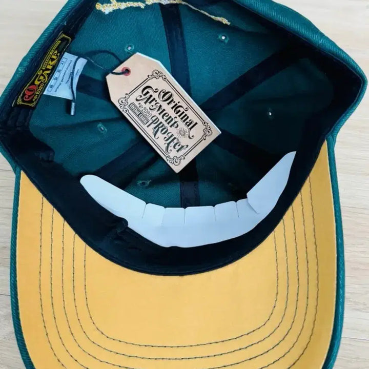 [BUNJANG] OGAF Vintage Embroidered Green Ball Cap / 오가프 빈티지 자수 그린 볼캡