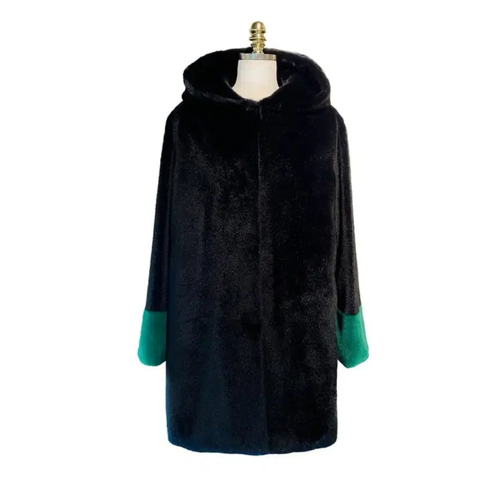 [BUNJANG] Lang &amp; Lu Faux Fur Coat L / !특가!랭앤루 인조퍼 코트 L