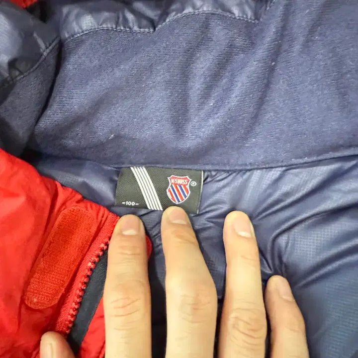 [BUNJANG] K-Swiss Duck Down Jacket / 케이스위스 K-SWISS 중경량 덕다운 100% /후드 탈부착 / 덕다운