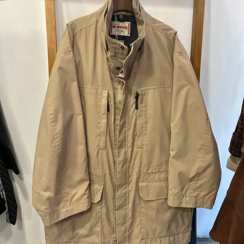 [BUNJANG] McGregor Beige Field Jacket / 맥그리거 베이지색 야상 점퍼