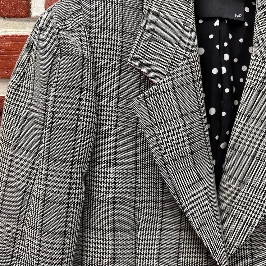 [BUNJANG] Number Project Puff Shoulder Cropped Jacket / (55)넘버프로젝트 퍼프숄더 컷팅 디테일 크롭 자켓 민트급