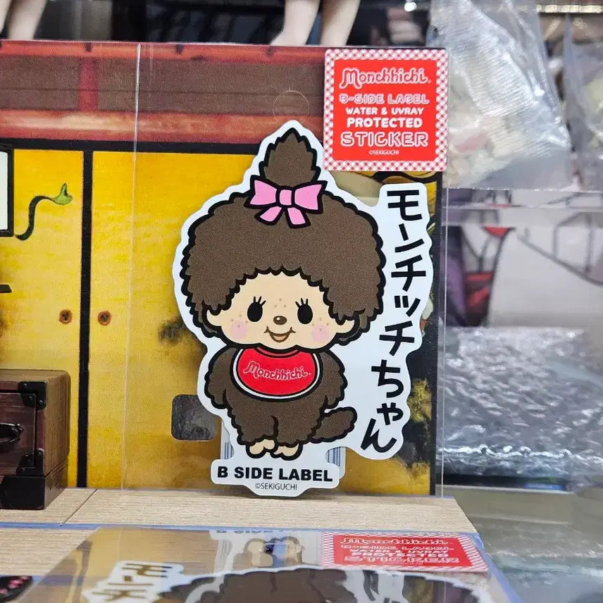 [BUNJANG] Monchhichi B-Side Label Sticker / 몬치치 스티커 비사이드라벨