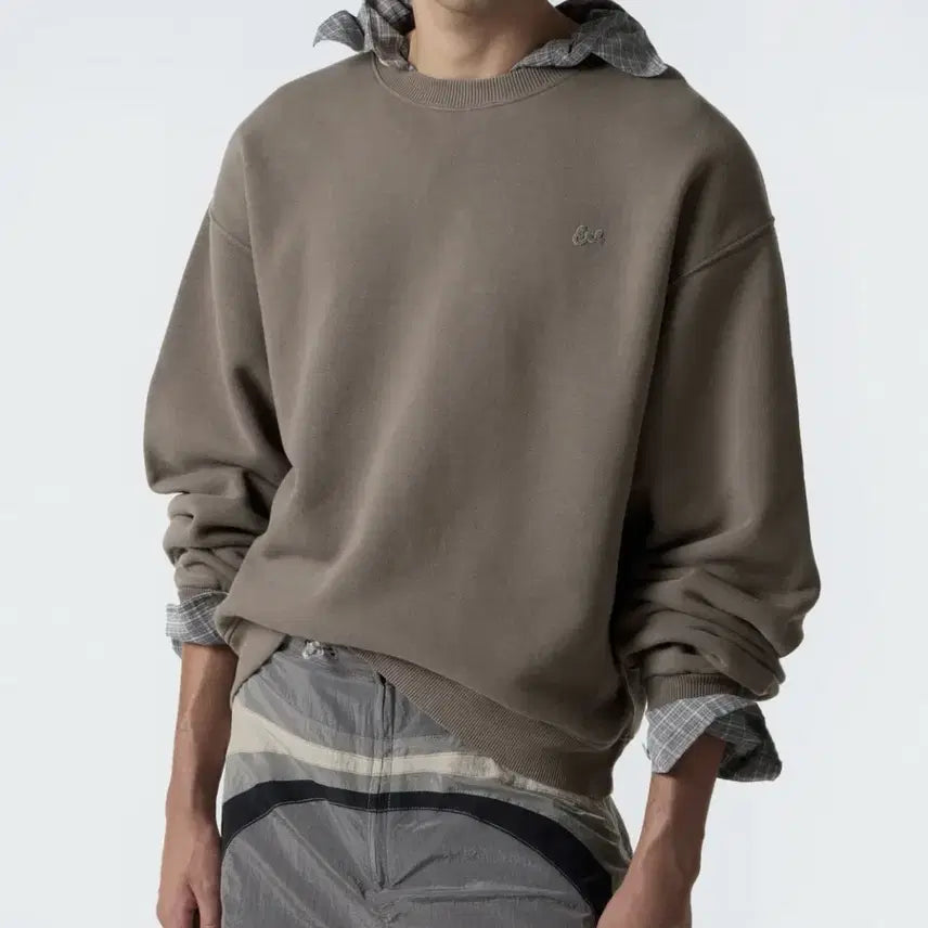 [BUNJANG] ERL Washed Sweatshirt - Taupe / (새상품)[M] 이알엘 ERL 25fw 워싱 맨투맨/타우페