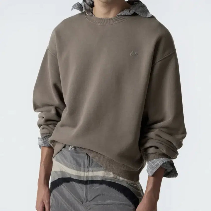 [BUNJANG] ERL Washed Sweatshirt - Taupe / (새상품)[M] 이알엘 ERL 25fw 워싱 맨투맨/타우페