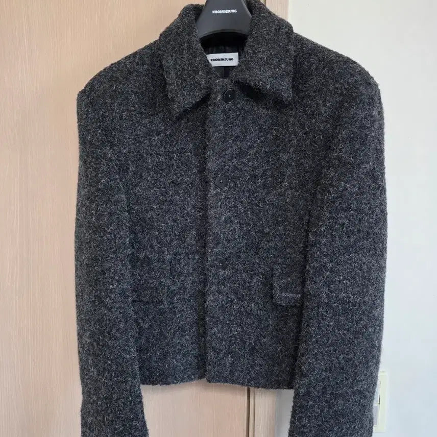 [BUNJANG] Gu Minseong Alpaca Wool Short Blouson M / 구민성 알파카 울 숏자켓 블루종 M