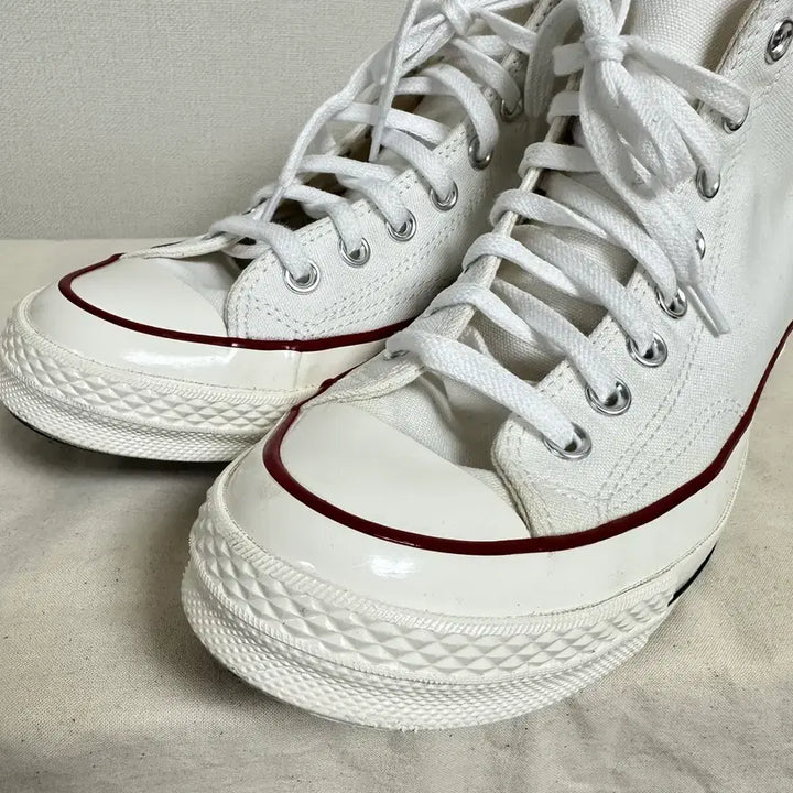[BUNJANG] Converse Chuck High Vintage Canvas Sneakers / 260컨버스 척 하이 빈티지 캔버스 화이트  -343