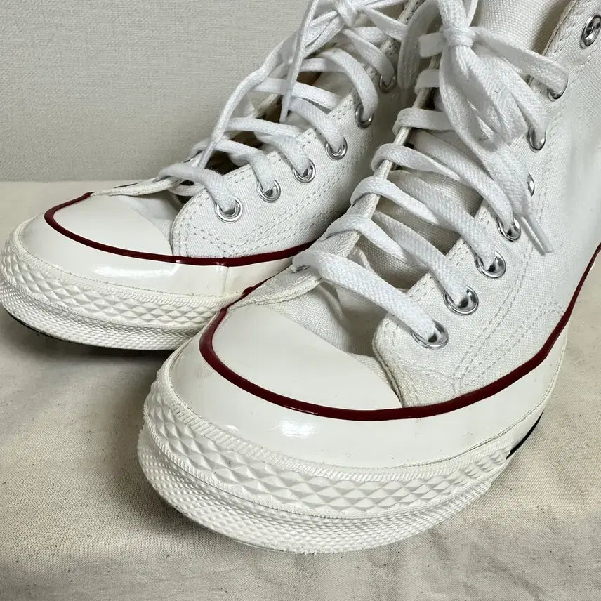 [BUNJANG] Converse Chuck High Vintage Canvas Sneakers / 260컨버스 척 하이 빈티지 캔버스 화이트  -343