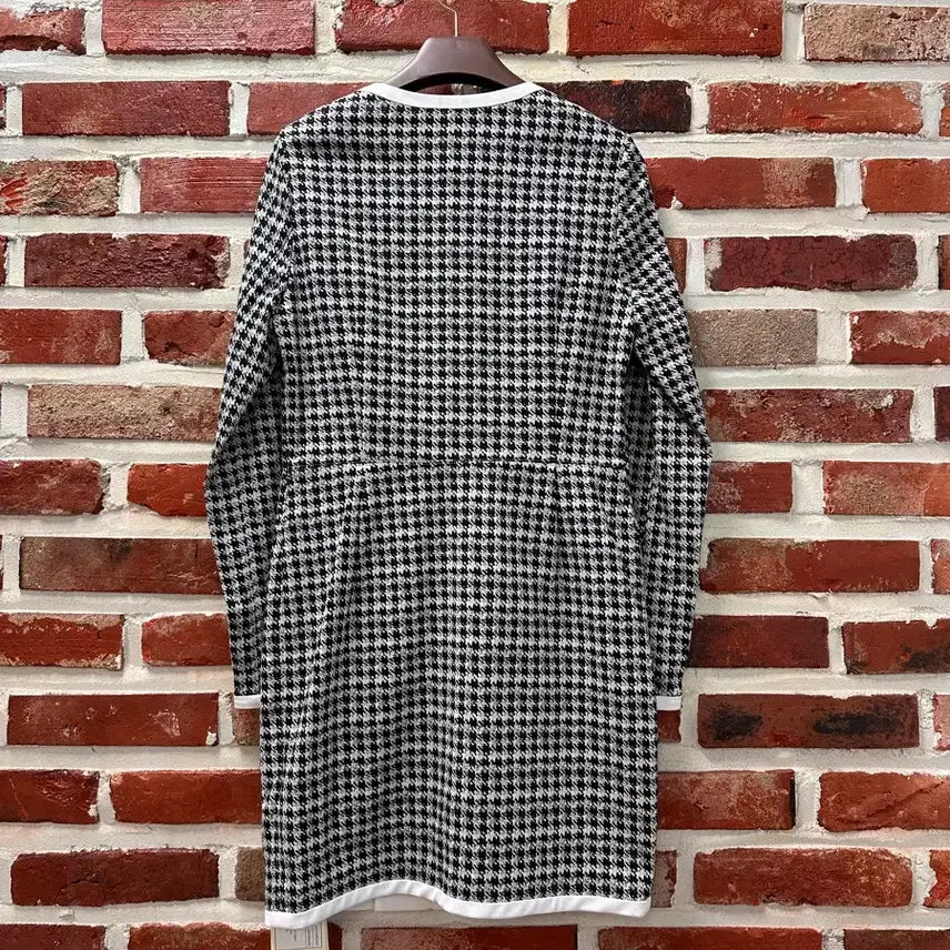 [BUNJANG] MARYLING Houndstooth Square Neck Dress / (38)메릴링 MARYLING 하운드체크 스퀘어넥 원피스 새상품