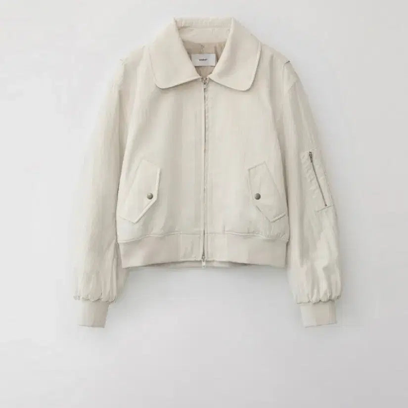 [BUNJANG] NoMelt Amelia Bomber Cream Size 2 / 새상품 노멜렛 아멜리아 보머 크림 2 사이즈