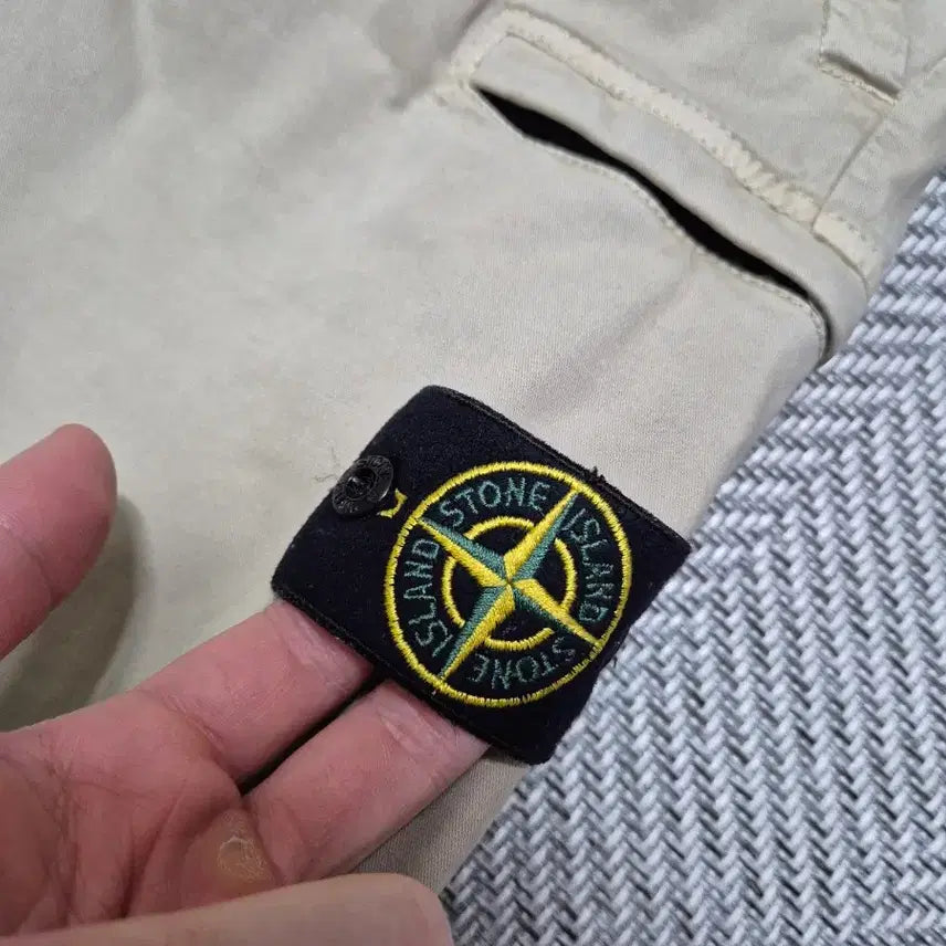 [BUNJANG] Stone Island Cargo Pants Beige / 한글택 새상품급 29-30 S-M 스톤아일랜드 카고바지 베이지색