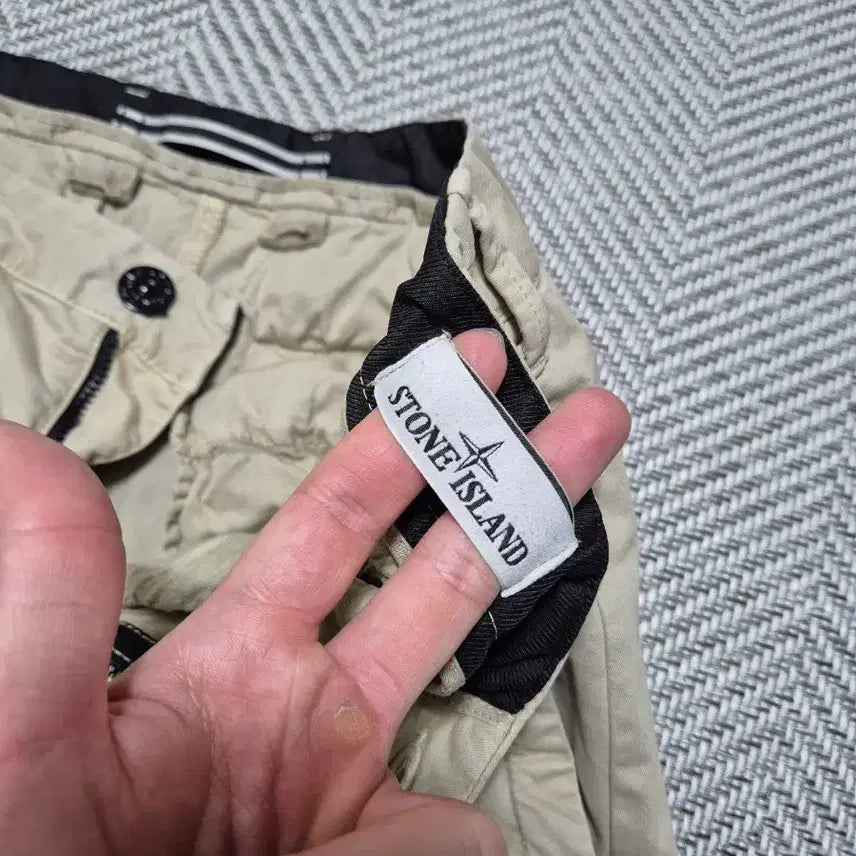 [BUNJANG] Stone Island Cargo Pants Beige / 한글택 새상품급 29-30 S-M 스톤아일랜드 카고바지 베이지색