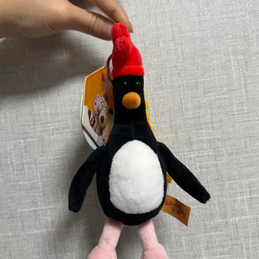 [BUNJANG] Wallace and Gromit Feathers McGraw Keyring / 월레스와 그로밋 펭귄 페더스 맥그로 인형 키링