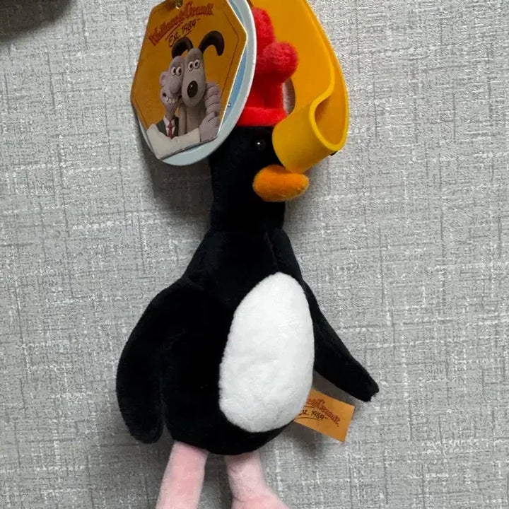 [BUNJANG] Wallace and Gromit Feathers McGraw Keyring / 월레스와 그로밋 펭귄 페더스 맥그로 인형 키링