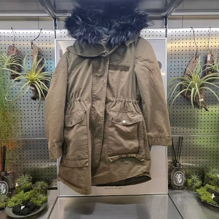 [BUNJANG] Khaki Parka Jacket / 카키 야상 점퍼