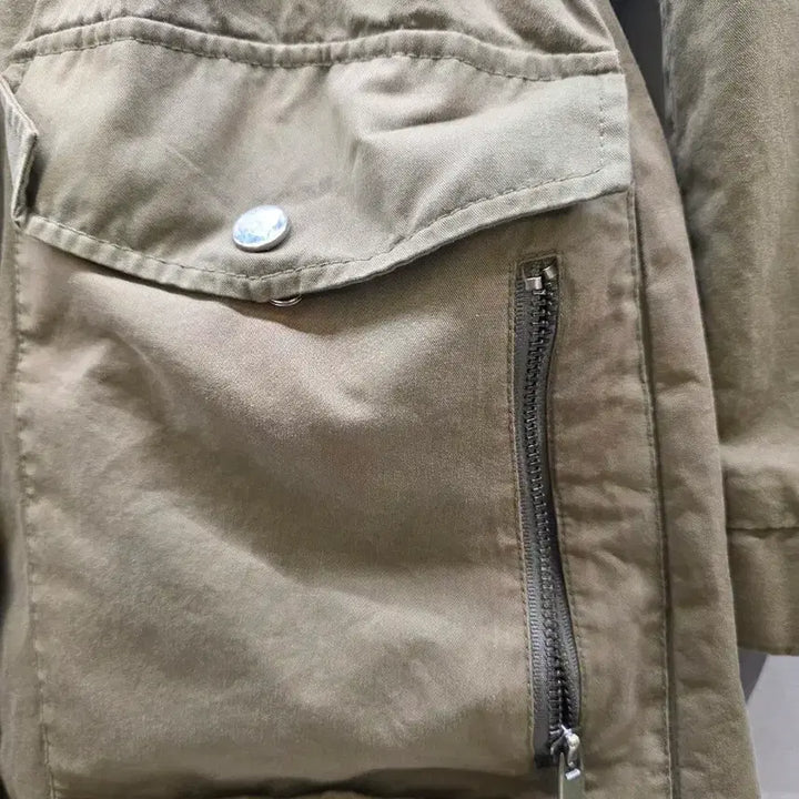 [BUNJANG] Khaki Parka Jacket / 카키 야상 점퍼