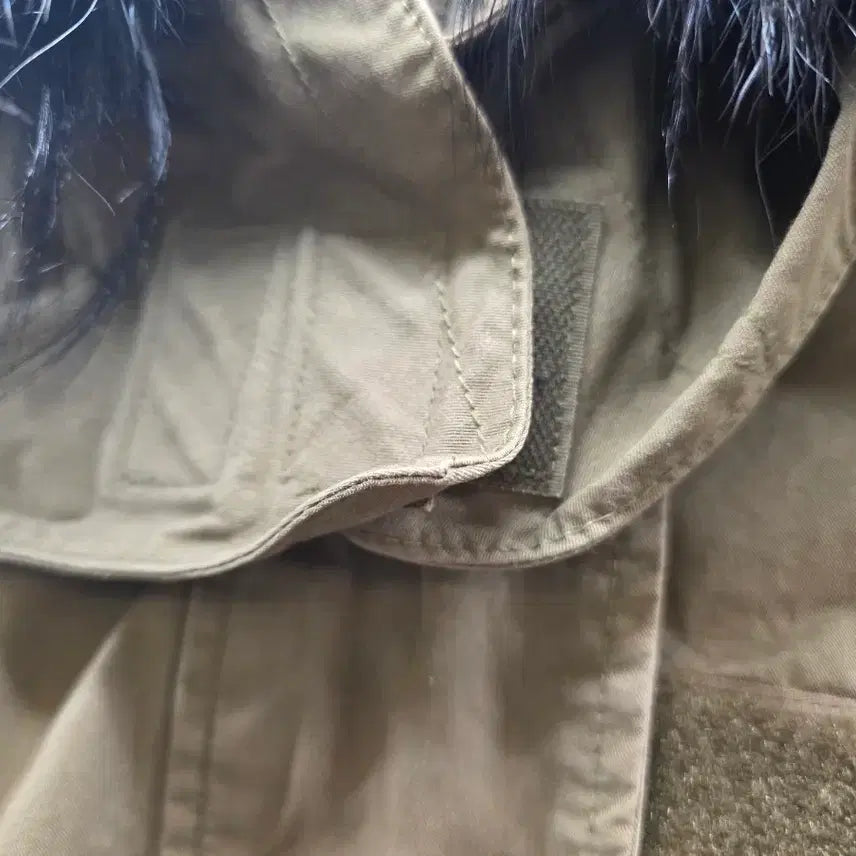 [BUNJANG] Khaki Parka Jacket / 카키 야상 점퍼