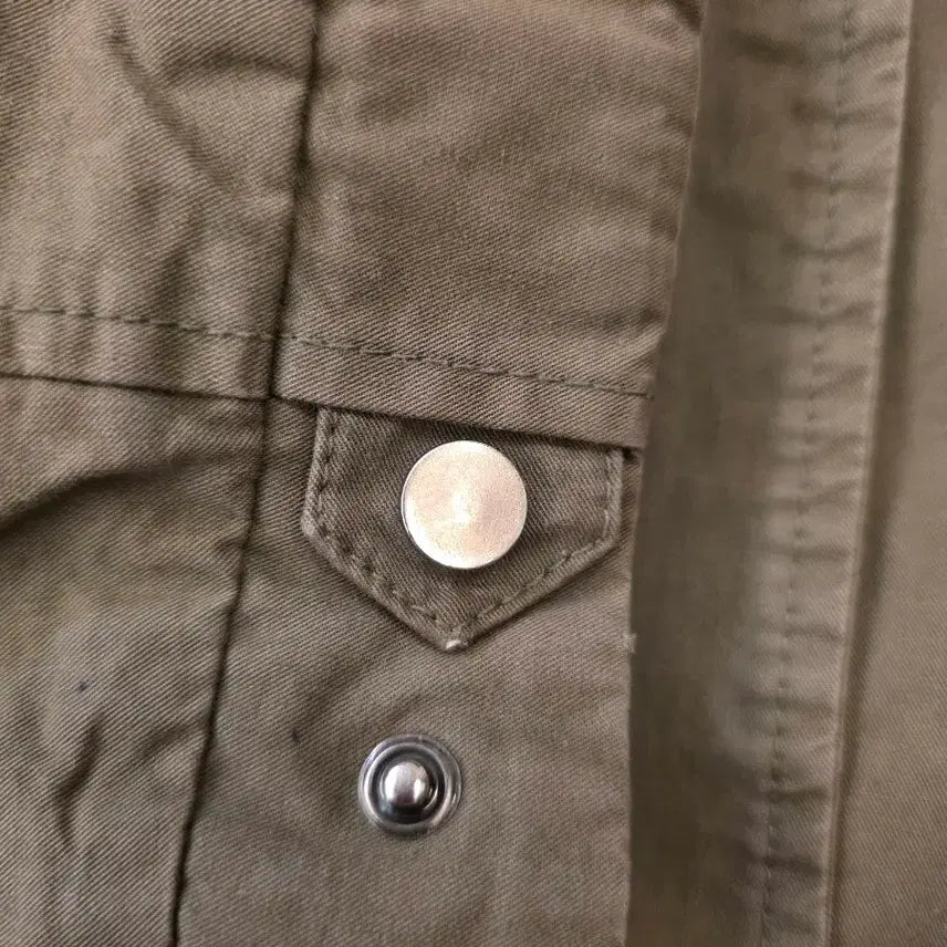 [BUNJANG] Khaki Parka Jacket / 카키 야상 점퍼