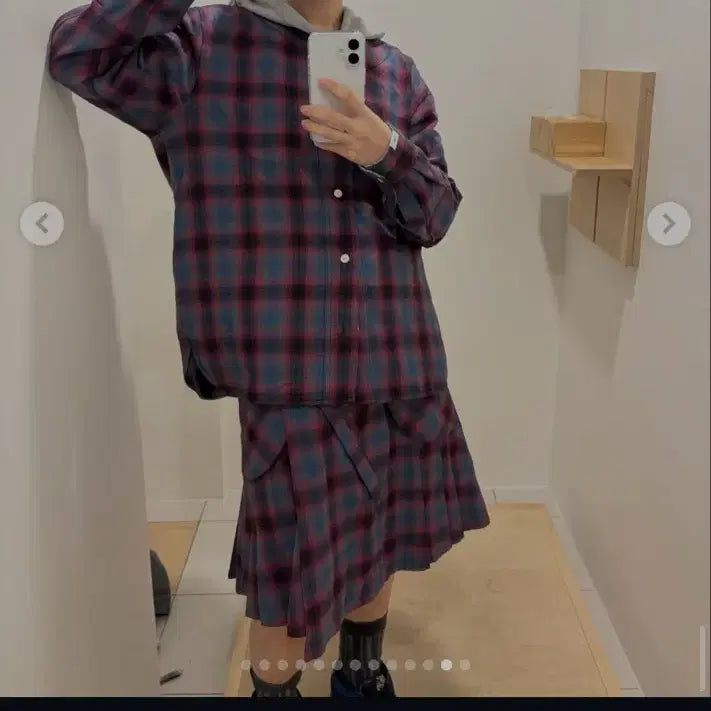 [BUNJANG] Safari Spot Reversible Hoodie Shirt / 사파리스팟 리버시블 후드 셔츠