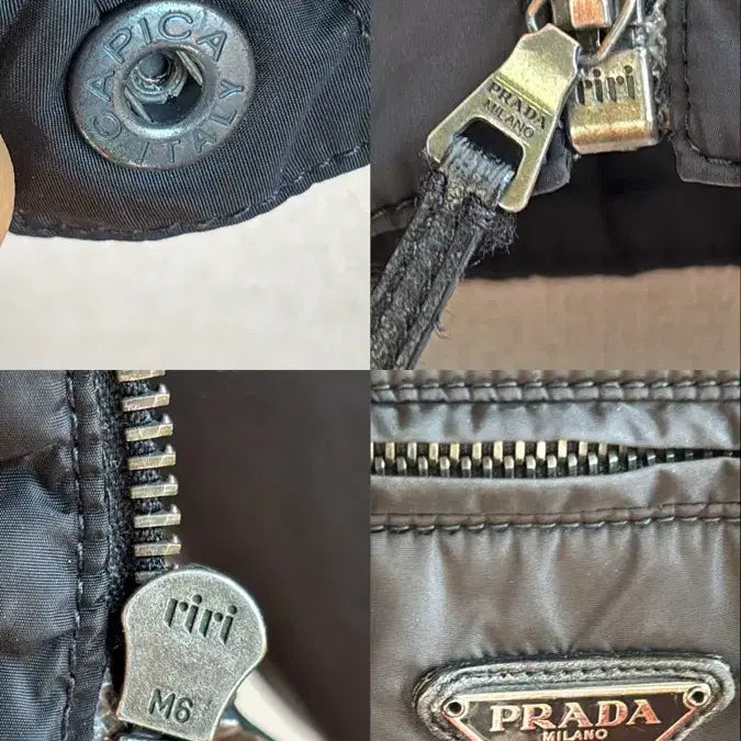 [BUNJANG] Prada Archive Quilted Crop Jacket / 2000년대 프라다 블랙 아카이브 퀄팅 크롭 자켓