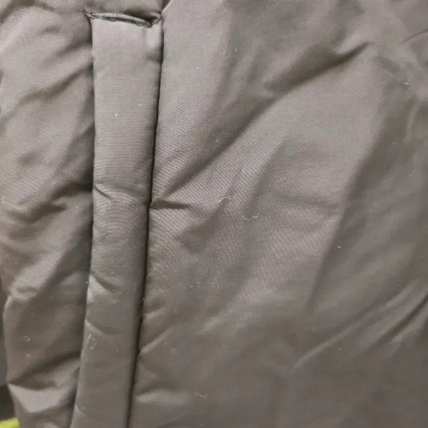 [BUNJANG] Black Hooded Long Padded Jacket / 블랙 후드 롱패딩