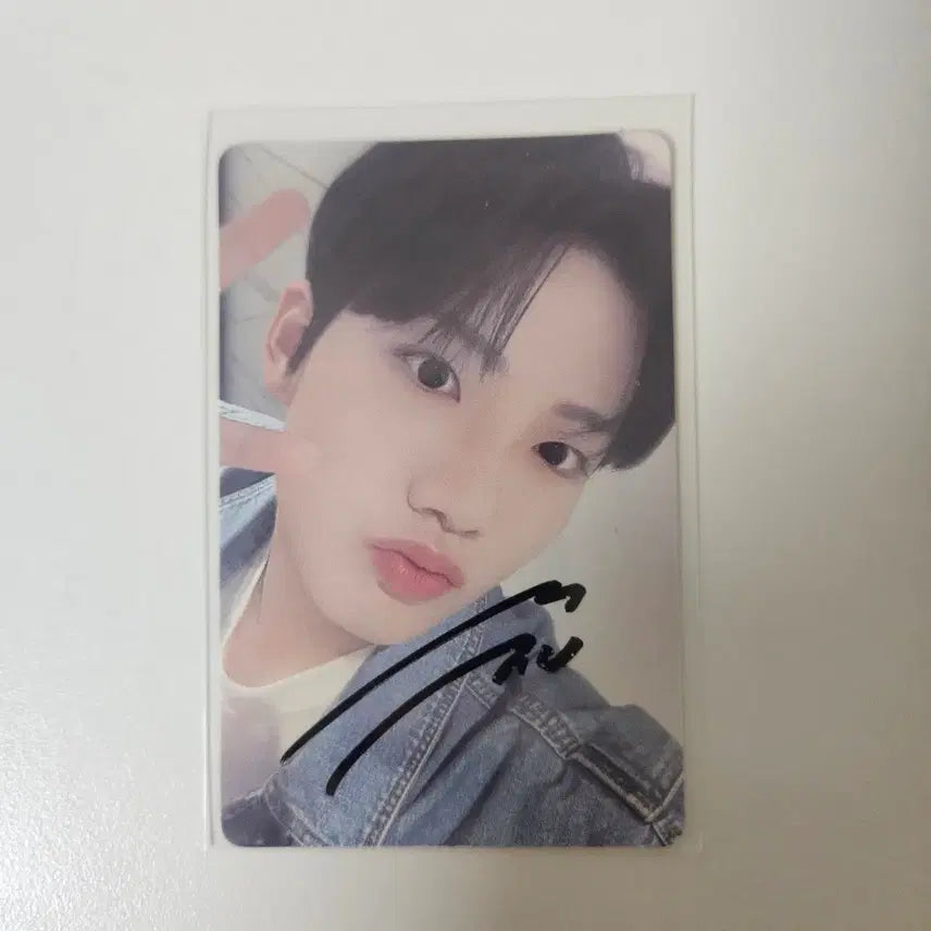 트레저 준규 친필 싸인 포토카드