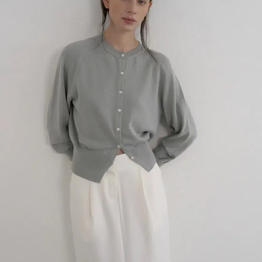 [BUNJANG] Obbeige Low Pin-Tuck Belted Skirt - Ivory / 오브베이지 LOW PIN-TUCK BELTED SKIRT_IVORY_OE