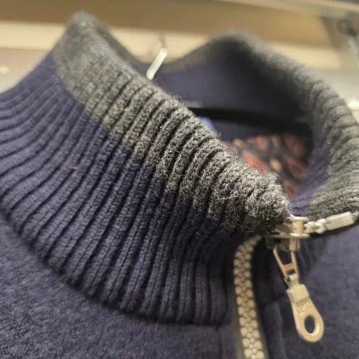 [BUNJANG] Geiger Vintage Wool Coat Navy / 가이거 빈티지 모직 코트 네이비
