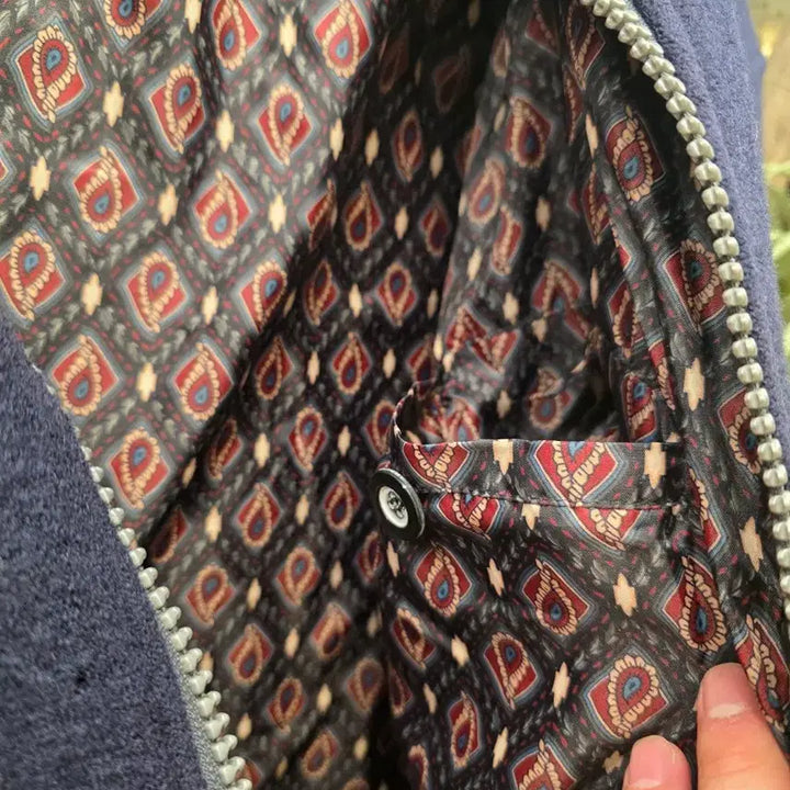 [BUNJANG] Geiger Vintage Wool Coat Navy / 가이거 빈티지 모직 코트 네이비