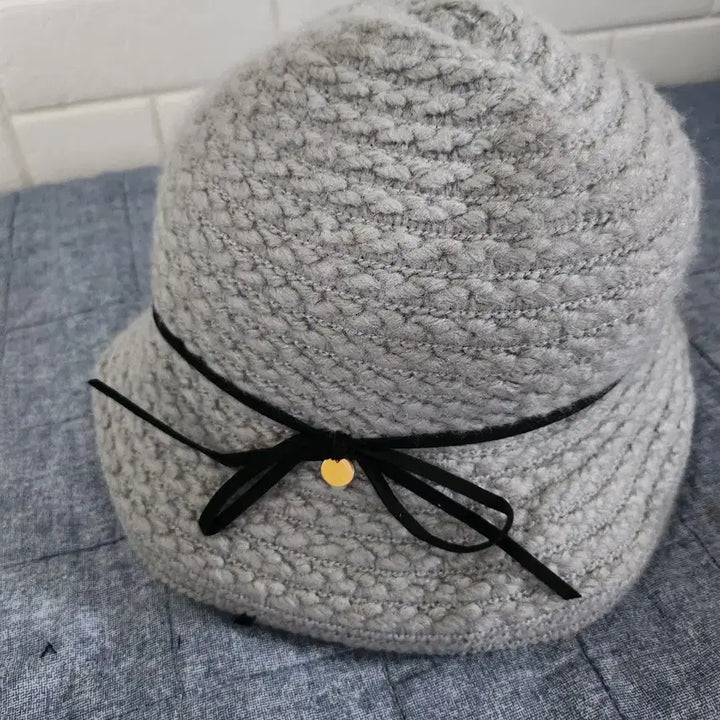 [BUNJANG] Knit Bucket Hat / 니트 벙거지 모자 (미착용새상품)