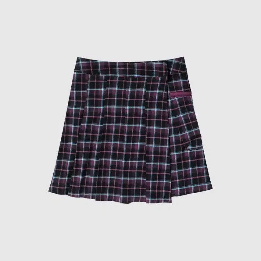 [BUNJANG] IN&YOUNG Harmony Plaid Pleated Skirt / 인앤양인하모니 랩 플리츠 스커트 체크