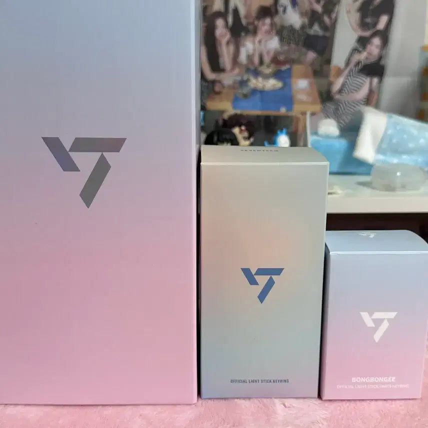 [SOLD OUT] 일괄 풀구성))세븐틴 응원봉 10주년 캐럿봉 봉봉이 키링