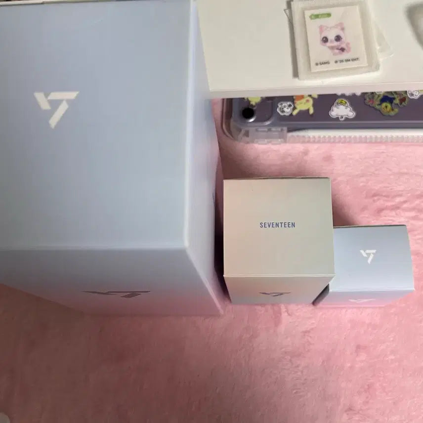 [SOLD OUT] 일괄 풀구성))세븐틴 응원봉 10주년 캐럿봉 봉봉이 키링