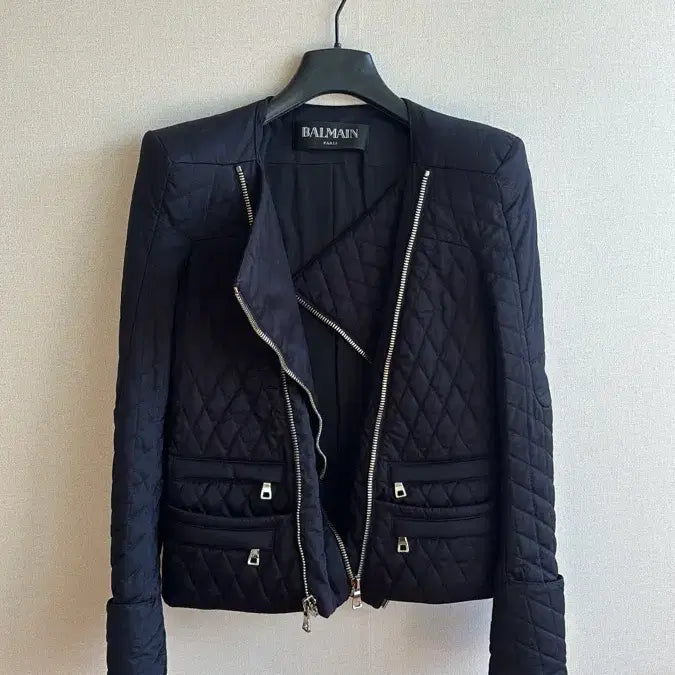 [BUNJANG] Balmain Rousteing Diamond Quilted Jacket / 발망 루스테잉 다이아몬드 퀄팅 자켓