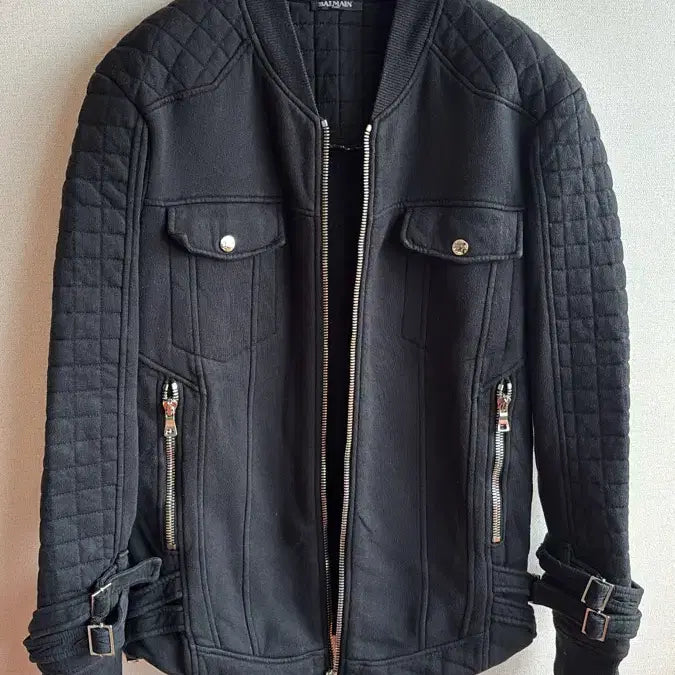 [SOLD OUT] 발망 14SS 퀄팅 바이커 자켓