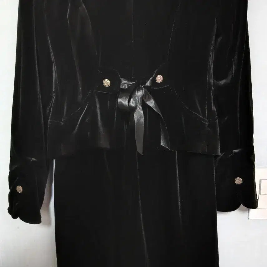 [BUNJANG] Velvet Jacket and Dress Set / 55 벨벳자켓 원피스 세트