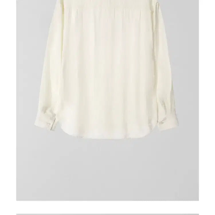 [BUNJANG] Obbeige Glow Standard Shirt - Cream Ivory Blouse / 오브베이지 GLOW STANDARD SHIRTS_CREAM IVORY_O
