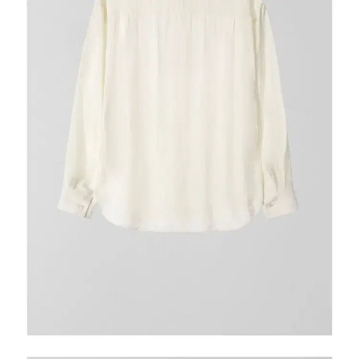 [BUNJANG] Obbeige Glow Standard Shirt - Cream Ivory Blouse / 오브베이지 GLOW STANDARD SHIRTS_CREAM IVORY_O