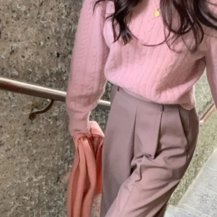 [BUNJANG] Obzest Wool Cable Knit Sweater / 오브제스트 울 니트