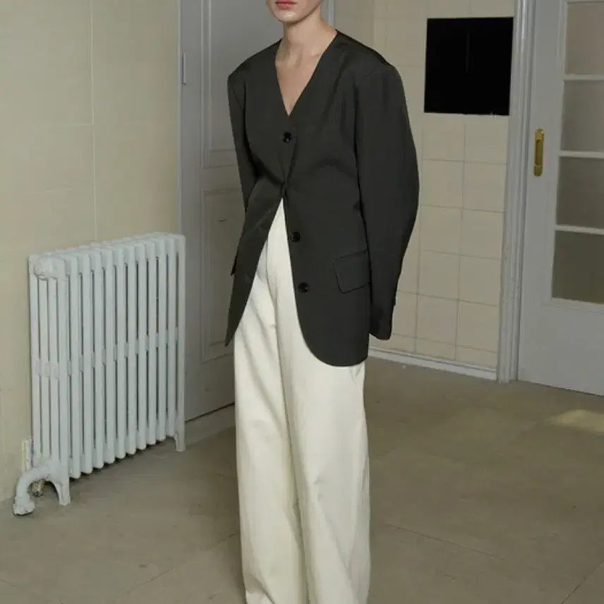 [SOLD OUT] 오브베이지 SOFT STRAIGHT TROUSERS_ECRU_S